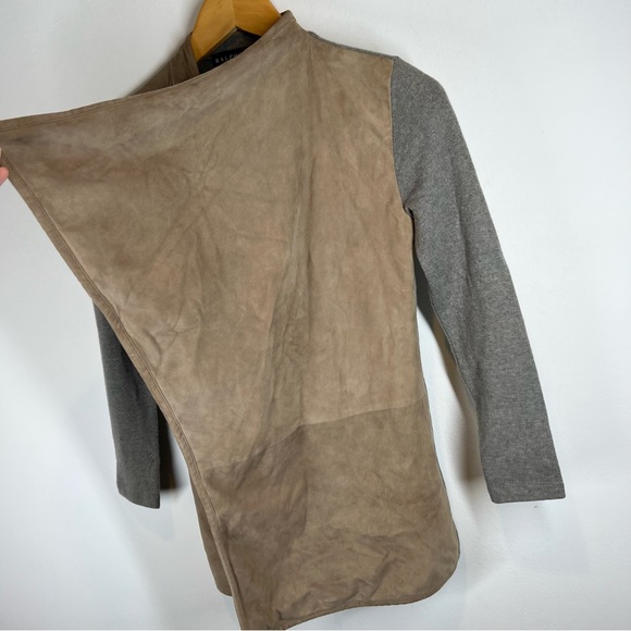 Ralph Lauren Black Label Cashmere Suede Open Cardigan - Picture 3 of 7